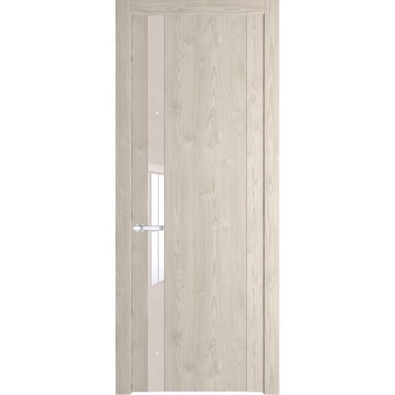 Межкомнатная дверь 1.2N каштан светлый остеклённая