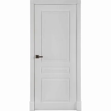 Межкомнатная дверь эмаль Турин белая глухая