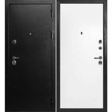 Входная дверь С-1 титан чёрный панель МДФ под покраску