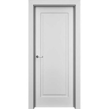 Межкомнатная дверь эмаль Нафта белая глухая