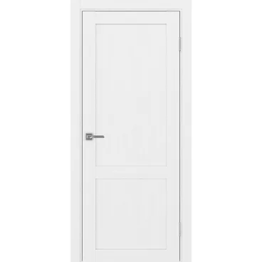 Межкомнатная дверь экошпон Турин 502.11 белый лёд глухая