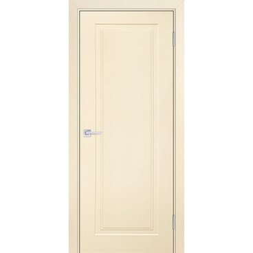Межкомнатная дверь эмаль Текона Смальта-Лайн 06 айвори RAL 1013 глухая