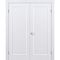 Фото двустворчатой распашной двери Кобальт 26 магнолия глухая