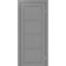 Межкомнатная дверь экошпон Турин 540.1111 серый глухая