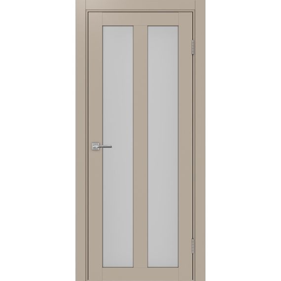 Фото двери из экошпона Турин 521.22 мокко остеклённая