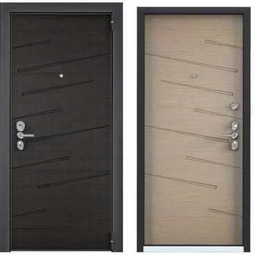 Входная стальная дверь Torex Ultimatum Next NT-2 венге тёмный горизонт NT-2 дорс светлый горизонт