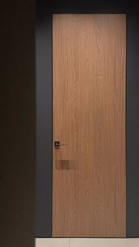 Скрытая алюминиевая дверь с покрытием Egger H1386 дуб кастелла коричневый