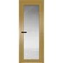 Фото межкомнатной алюминиевой двери Profil Doors AGP 1 золото стекло прозрачное
