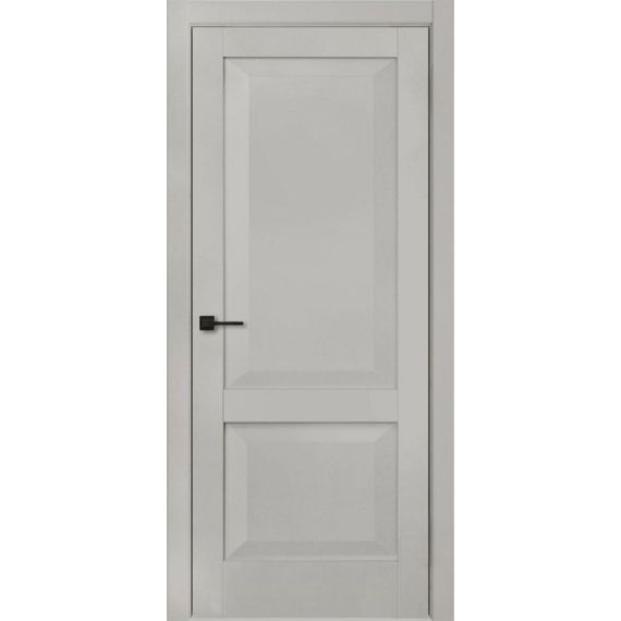 Межкомнатная дверь экошпон ДП-2 gray silk глухая