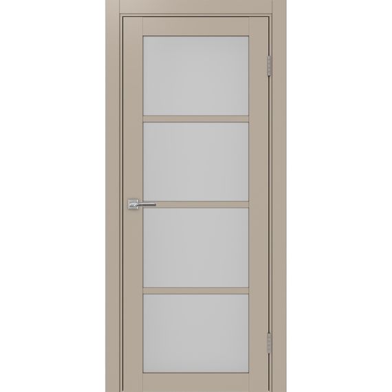 Фото двери из экошпона Турин 540.2222 мокко остеклённая