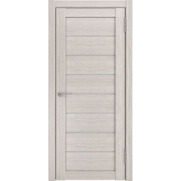 Межкомнатная дверь экошпон Legend ЛУ-7 капучино стекло белый триплекс