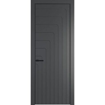 Межкомнатная дверь 10PA графит глухая