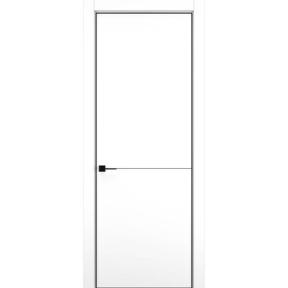 Фото межкомнатной двери керамик MN 2 снежный глухая