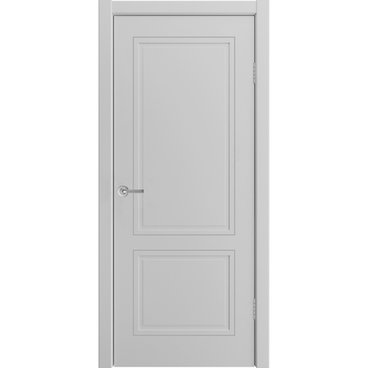 Межкомнатная дверь эмаль Урбан 2 серая RAL 7047 глухая