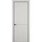 Фото межкомнатной двери керамик MN 2 слоновая кость глухая