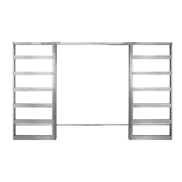 Пенал Патриот универсальный для двустворчатой раздвижной двери