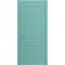 Фото двери Белли бирюзовая эмаль RAL 6027 глухая