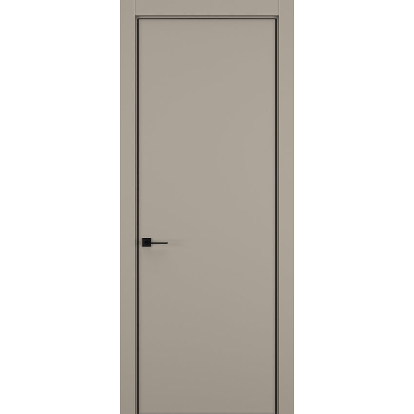 Фото межкомнатной двери керамик MN 1 бежевый глухая