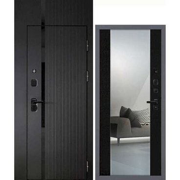 Входная дверь с фальшфрамугой Сити-1Ф панель зеркало