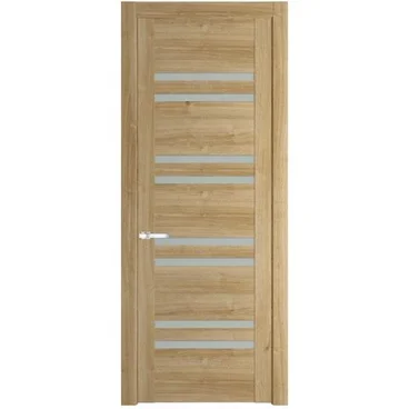 Межкомнатная дверь 1.6N дуб карамель остеклённая