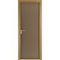 Алюминиевая межкомнатная дверь 1AP золото перламутр бронза элегант