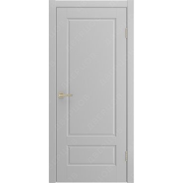 Межкомнатная дверь Аура 2 светло-серая эмаль глухая