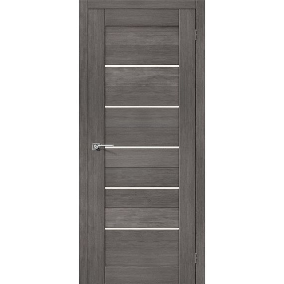Фото двери эко шпон Porta 22 в цвете grey veralinga
