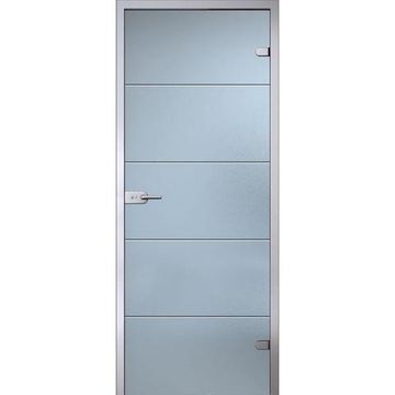 Межкомнатная стеклянная дверь АКМА Диана беcцветное матовое стекло