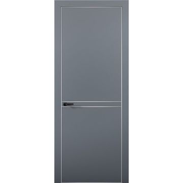 Межкомнатная дверь Палладий 9 антрацит глухая