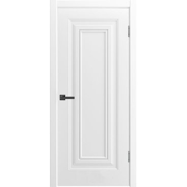 Межкомнатная дверь эмаль Титул 1 В1 белая глухая