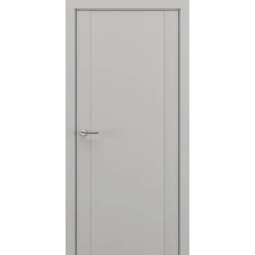 Межкомнатная дверь Porta V 10 серая Shellac Grey глухая