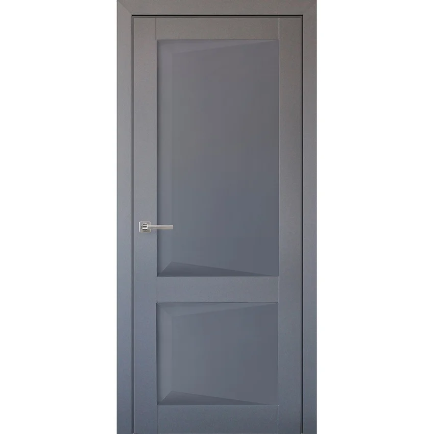 Фото межкомнатной двери экошпон Perfecto 102 barhat grey глухая