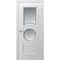 Межкомнатная дверь эмаль Богема белая со стеклом 4