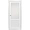 Фото межкомнатная дверь экошпон Profilo Porte PSE-27 белоснежная остеклённая
