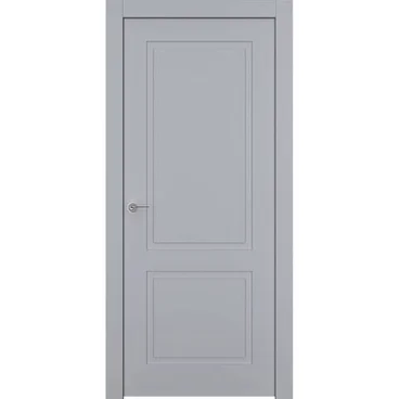 Межкомнатная дверь эмаль Ofram Классика 2 RAL 7047 глухая
