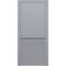 Межкомнатная дверь эмаль Ofram Линнея 8 серая с молдингом глухая