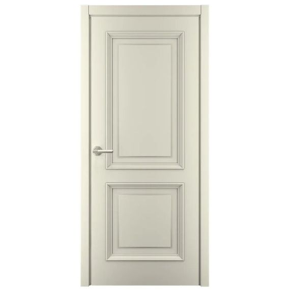 Фото межкомнатной двери эмаль Багет 2 латте глухая