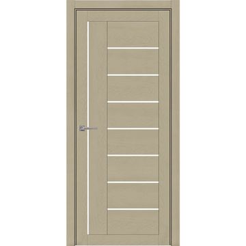 Межкомнатная дверь Light Soft touch 2110 софт кремовый остеклённая