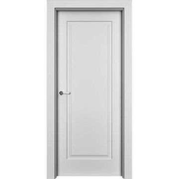 Межкомнатная дверь эмаль Нафта белая глухая