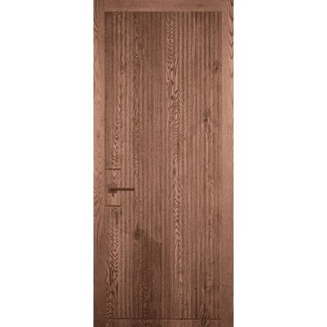 Межкомнатная дверь массив дуба Легно 3 дуб морёный глухая