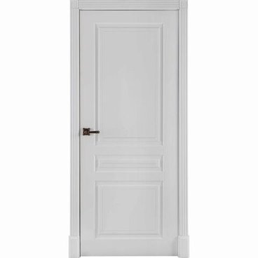 Межкомнатная дверь эмаль Турин белая глухая
