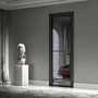 Межкомнатная алюминиевая дверь Loft-S 2 стекло прозрачное серое