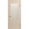 Межкомнатная дверь массив бука Viporte Неаполь ваниль остеклённая