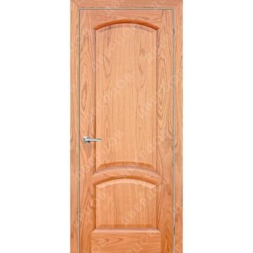 Межкомнатная дверь шпон Соло дуб натуральный глухая