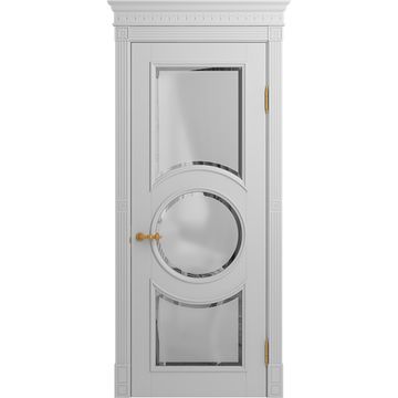 Межкомнатная дверь массив бука Viporte Лацио Амбиенте аворио остеклёние 3