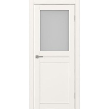 Межкомнатная дверь экошпон Турин 520.211 бежевый остеклённая