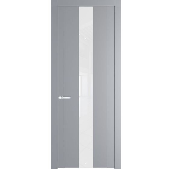 Межкомнатная дверь 1.9P смоки остеклённая