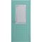 Фото двери Белли бирюзовая эмаль RAL 6027 со стеклом