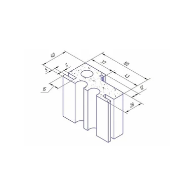 Коробка Kapelli телескопическая влагостойкая ПВХ