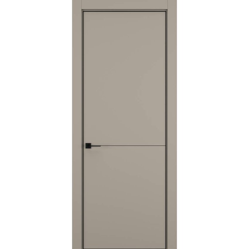 Фото межкомнатной двери керамик MN 2 бежевый глухая